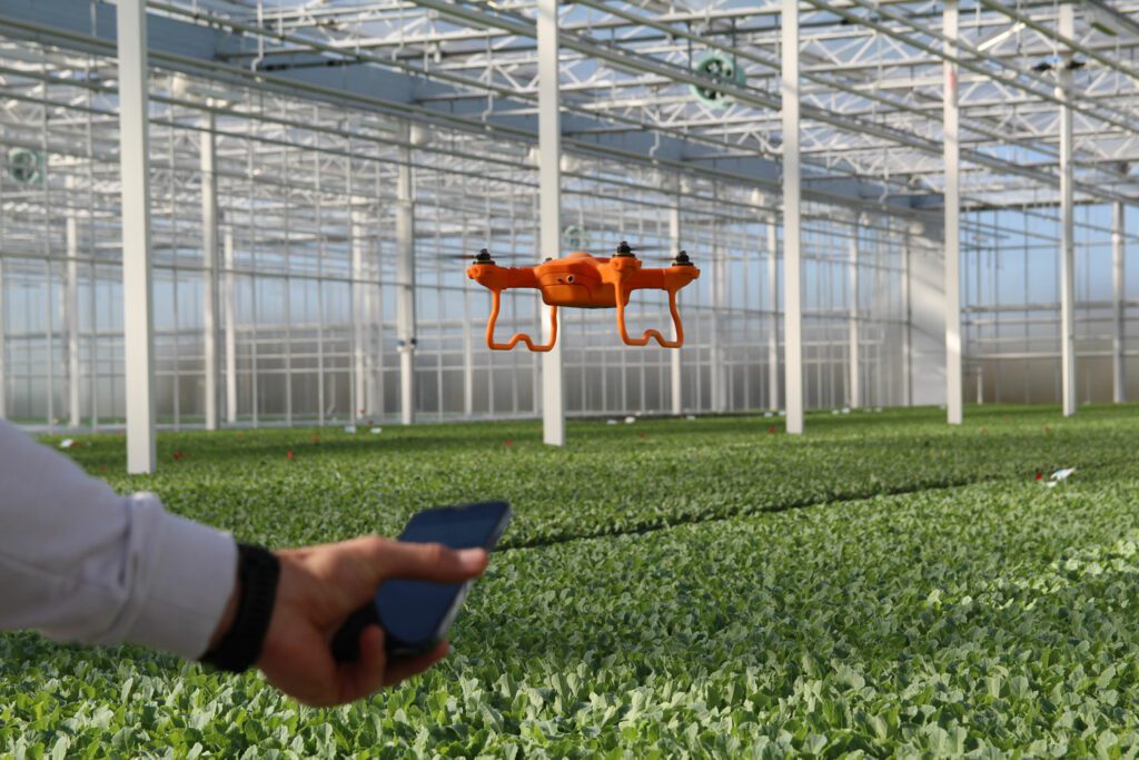 Drone agricole de surveillance indoor