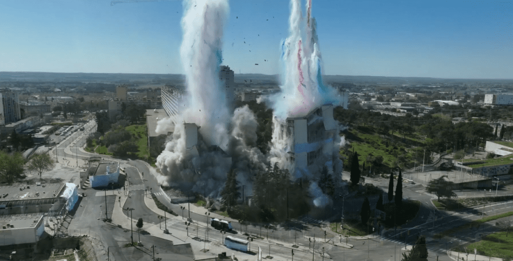 Foudroyage tour Nimes
